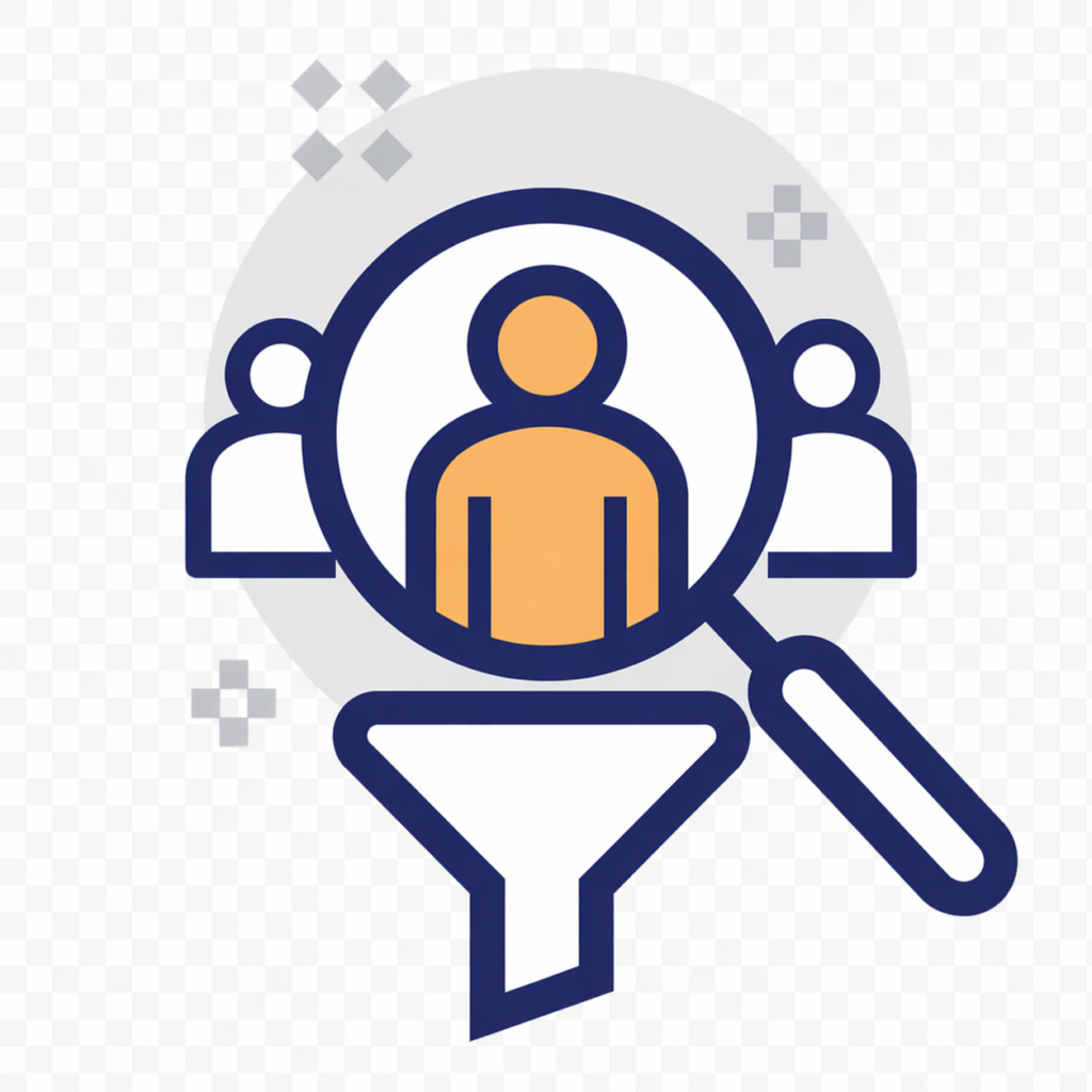 people search and filter icon